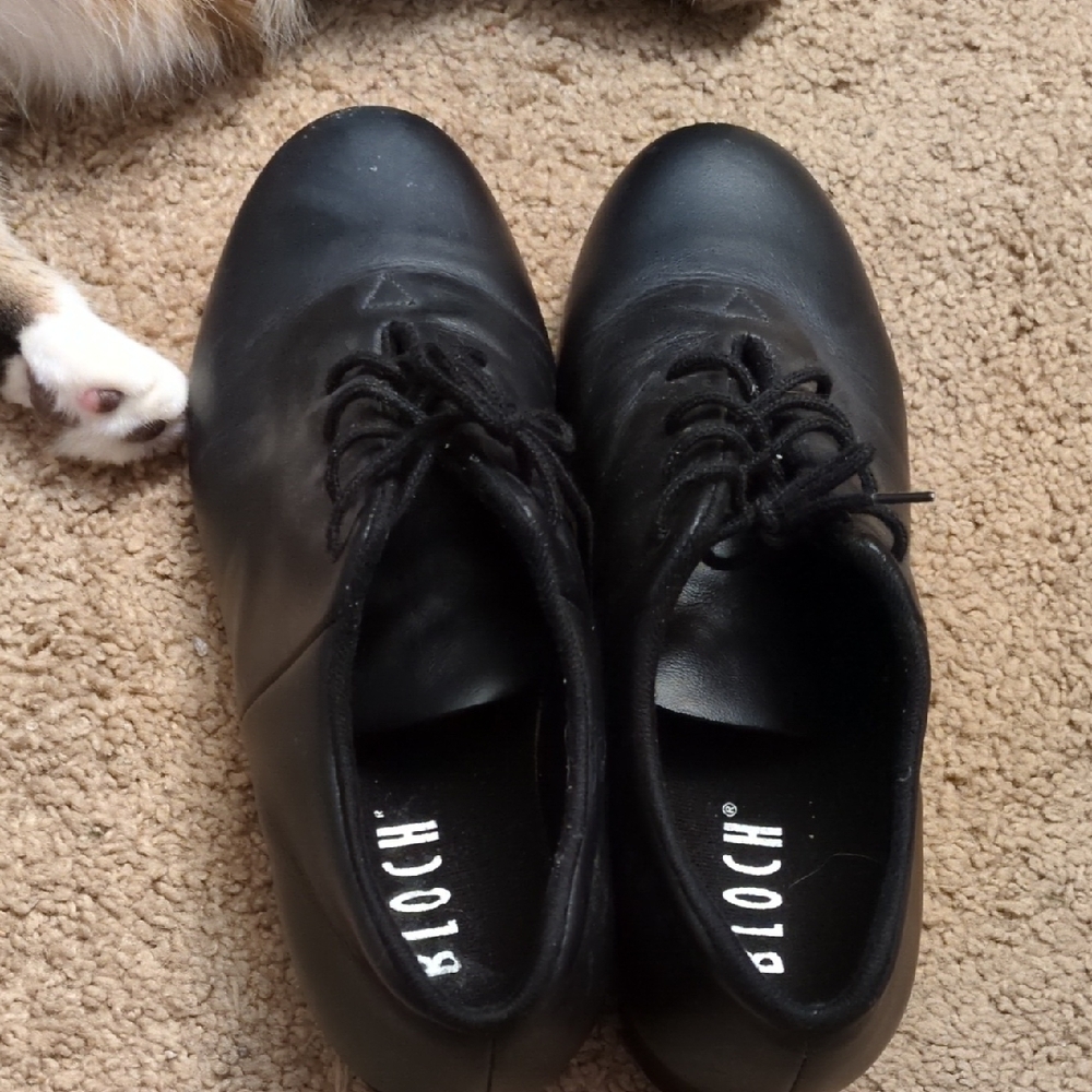 Bloch Classic Black Lace-Up Tap Dancing Shoes